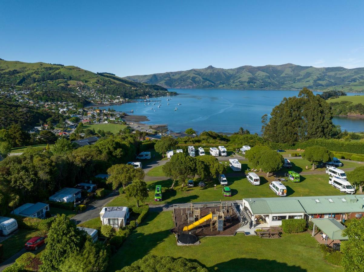 Akaroa Top 10 Holiday Park Hotell Exteriör bild