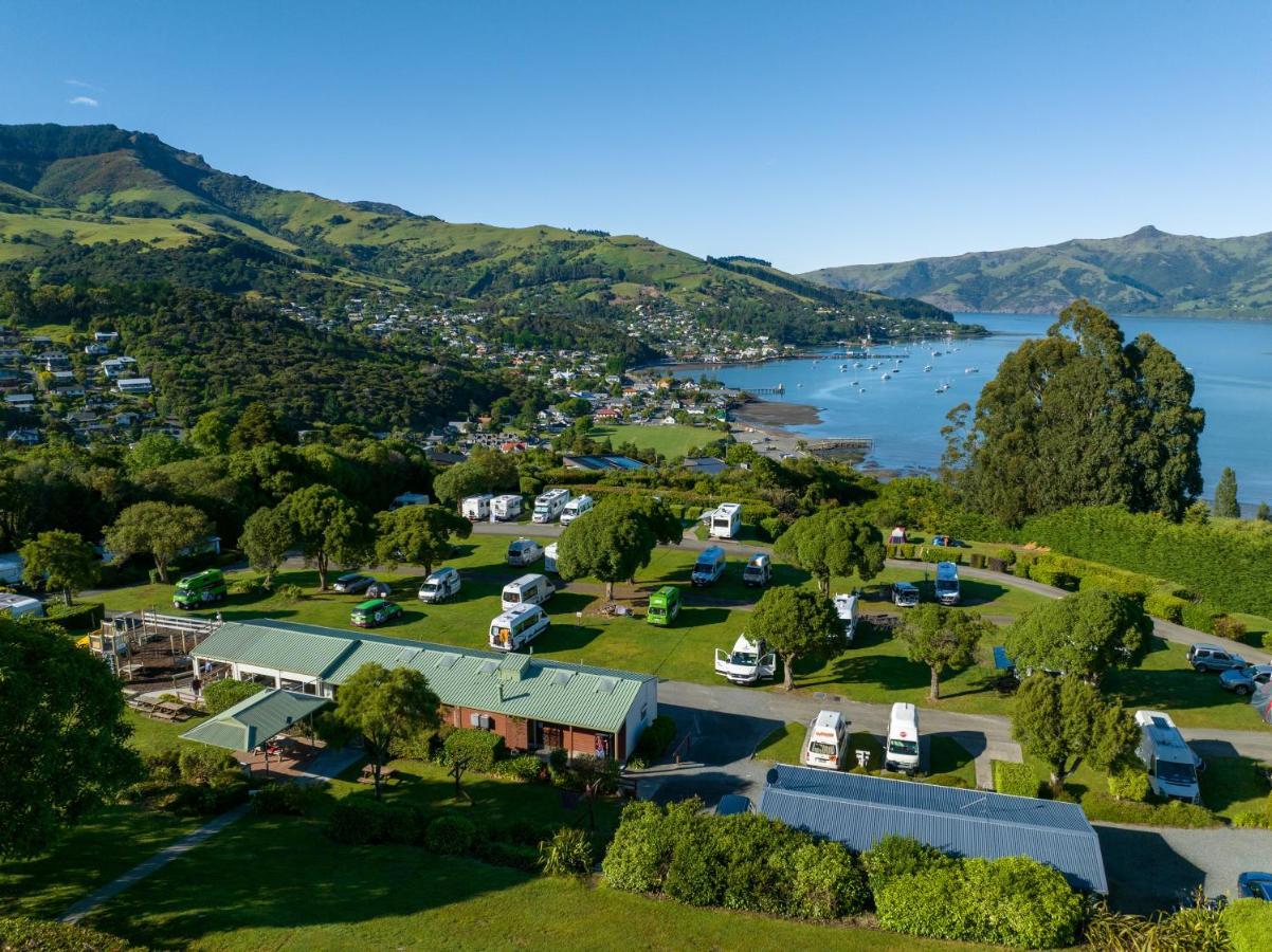 Akaroa Top 10 Holiday Park Hotell Exteriör bild